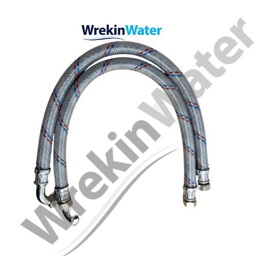 HF800, HF1000 & HF1200 PVC BRAIDED High Flow Hoses with 3/4in BSP (Sold in Pairs)